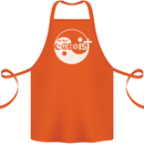 We Must Coexist World Peace Love Religion Hippy Cotton Apron 100% Organic Orange