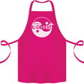 We Must Coexist World Peace Love Religion Hippy Cotton Apron 100% Organic Pink