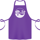We Must Coexist World Peace Love Religion Hippy Cotton Apron 100% Organic Purple