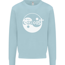 We Must Coexist World Peace Love Religion Hippy Kids Sweatshirt Jumper Light Blue