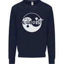 We Must Coexist World Peace Love Religion Hippy Kids Sweatshirt Jumper Navy Blue
