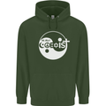 We Must Coexist World Peace Love Religion Hippy Mens 80% Cotton Hoodie Forest Green