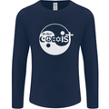 We Must Coexist World Peace Love Religion Hippy Mens Long Sleeve T-Shirt Navy Blue