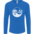 We Must Coexist World Peace Love Religion Hippy Mens Long Sleeve T-Shirt Royal Blue
