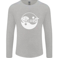 We Must Coexist World Peace Love Religion Hippy Mens Long Sleeve T-Shirt Sports Grey
