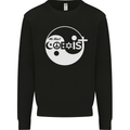We Must Coexist World Peace Love Religion Hippy Mens Sweatshirt Jumper Black