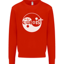 We Must Coexist World Peace Love Religion Hippy Mens Sweatshirt Jumper Bright Red