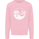 We Must Coexist World Peace Love Religion Hippy Mens Sweatshirt Jumper Light Pink