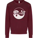 We Must Coexist World Peace Love Religion Hippy Mens Sweatshirt Jumper Maroon