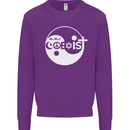 We Must Coexist World Peace Love Religion Hippy Mens Sweatshirt Jumper Purple