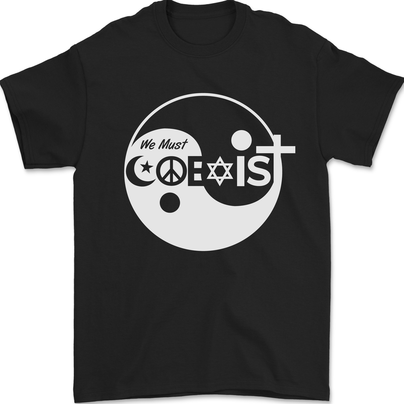 a black t - shirt with the words we must