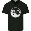 We Must Coexist World Peace Love Religion Hippy Mens V-Neck Cotton T-Shirt Black