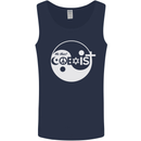 We Must Coexist World Peace Love Religion Hippy Mens Vest Tank Top Navy Blue