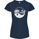 We Must Coexist World Peace Love Religion Hippy Womens Petite Cut T-Shirt Navy Blue