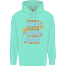 Wear Your Smile Feel Good Happy Joy Love Childrens Kids Hoodie Peppermint