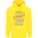 Wear Your Smile Feel Good Happy Joy Love Childrens Kids Hoodie Yellow