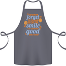 Wear Your Smile Feel Good Happy Joy Love Cotton Apron 100% Organic Steel