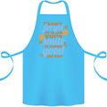 Wear Your Smile Feel Good Happy Joy Love Cotton Apron 100% Organic Turquoise