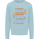 Wear Your Smile Feel Good Happy Joy Love Kids Sweatshirt Jumper Light Blue