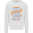 Wear Your Smile Feel Good Happy Joy Love Kids Sweatshirt Jumper White