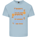 Wear Your Smile Feel Good Happy Joy Love Kids T-Shirt Childrens Light Blue