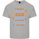 Wear Your Smile Feel Good Happy Joy Love Kids T-Shirt Childrens Sports Grey