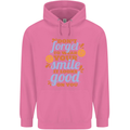 Wear Your Smile Feel Good Happy Joy Love Mens 80% Cotton Hoodie Azelea