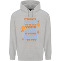 Wear Your Smile Feel Good Happy Joy Love Mens 80% Cotton Hoodie Sports Grey