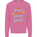 Wear Your Smile Feel Good Happy Joy Love Mens Sweatshirt Jumper Azalea