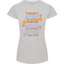 Wear Your Smile Feel Good Happy Joy Love Womens Petite Cut T-Shirt Sports Grey