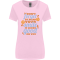 Wear Your Smile Feel Good Happy Joy Love Womens Wider Cut T-Shirt Light Pink