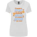 Wear Your Smile Feel Good Happy Joy Love Womens Wider Cut T-Shirt White