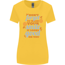 Wear Your Smile Feel Good Happy Joy Love Womens Wider Cut T-Shirt Yellow