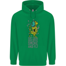 Weed Dont Drink & Drive Smoke and Fly Childrens Kids Hoodie Irish Green