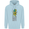 Weed Dont Drink & Drive Smoke and Fly Childrens Kids Hoodie Light Blue