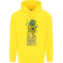 Weed Dont Drink & Drive Smoke and Fly Childrens Kids Hoodie Yellow