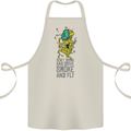 Weed Dont Drink & Drive Smoke and Fly Cotton Apron 100% Organic Natural