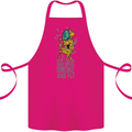 Weed Dont Drink & Drive Smoke and Fly Cotton Apron 100% Organic Pink