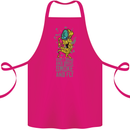 Weed Dont Drink & Drive Smoke and Fly Cotton Apron 100% Organic Pink