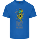 Weed Dont Drink & Drive Smoke and Fly Kids T-Shirt Childrens Royal Blue