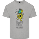 Weed Dont Drink & Drive Smoke and Fly Kids T-Shirt Childrens Sports Grey