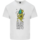 Weed Dont Drink & Drive Smoke and Fly Kids T-Shirt Childrens White