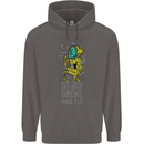 Weed Dont Drink & Drive Smoke and Fly Mens 80% Cotton Hoodie Charcoal