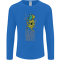 Weed Dont Drink & Drive Smoke and Fly Mens Long Sleeve T-Shirt Royal Blue