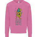 Weed Dont Drink & Drive Smoke and Fly Mens Sweatshirt Jumper Azalea