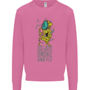 Weed Dont Drink & Drive Smoke and Fly Mens Sweatshirt Jumper Azalea