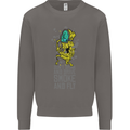 Weed Dont Drink & Drive Smoke and Fly Mens Sweatshirt Jumper Charcoal