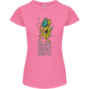 Weed Dont Drink & Drive Smoke and Fly Womens Petite Cut T-Shirt Azalea