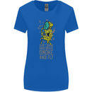 Weed Dont Drink & Drive Smoke and Fly Womens Wider Cut T-Shirt Royal Blue
