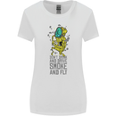 Weed Dont Drink & Drive Smoke and Fly Womens Wider Cut T-Shirt White